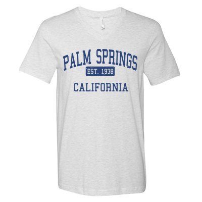 Palm Springs California EST 1938 V-Neck T-Shirt