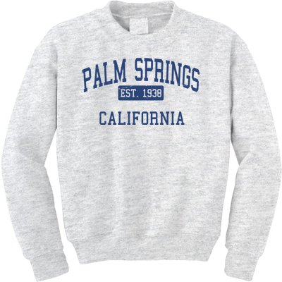 Palm Springs California EST 1938 Kids Sweatshirt