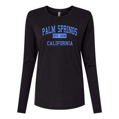 Palm Springs California EST 1938 Womens Cotton Relaxed Long Sleeve T-Shirt