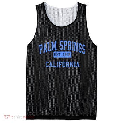 Palm Springs California EST 1938 Mesh Reversible Basketball Jersey Tank