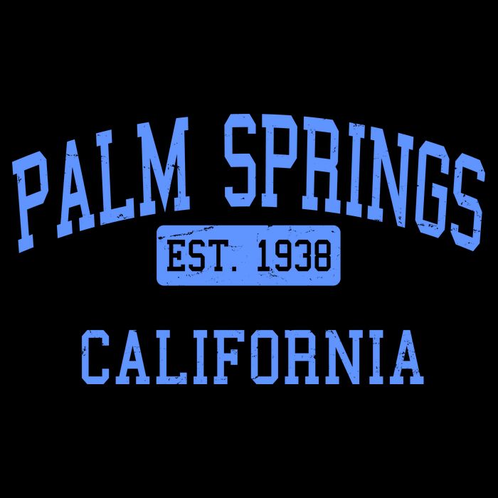 Palm Springs California EST 1938 Tie-Dye T-Shirt