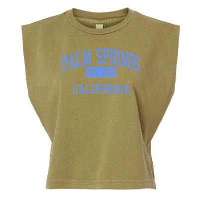 Palm Springs California EST 1938 Garment-Dyed Women's Muscle Tee