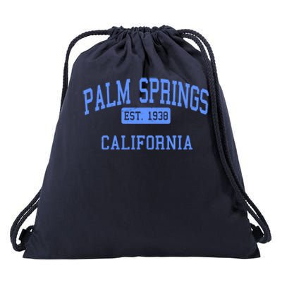 Palm Springs California EST 1938 Drawstring Bag