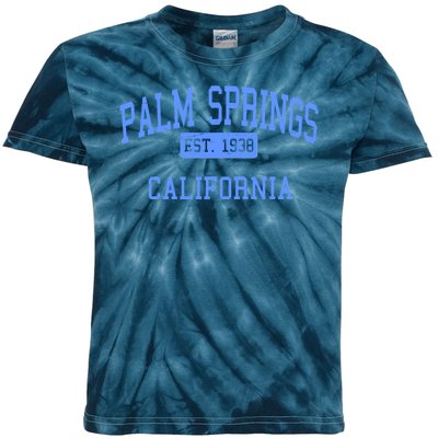 Palm Springs California EST 1938 Kids Tie-Dye T-Shirt