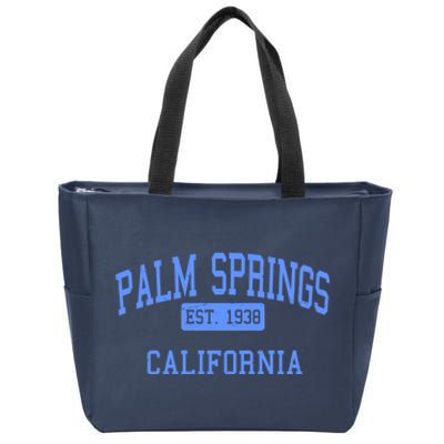 Palm Springs California EST 1938 Zip Tote Bag