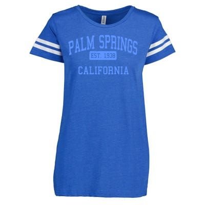 Palm Springs California EST 1938 Enza Ladies Jersey Football T-Shirt