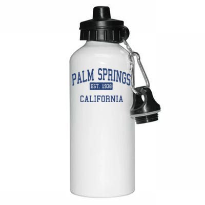 Palm Springs California EST 1938 Aluminum Water Bottle