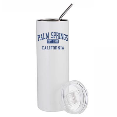 Palm Springs California EST 1938 Stainless Steel Tumbler