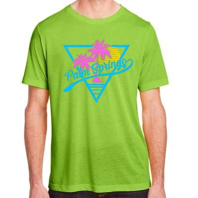 Palm Springs Retro 80's Neon Adult ChromaSoft Performance T-Shirt