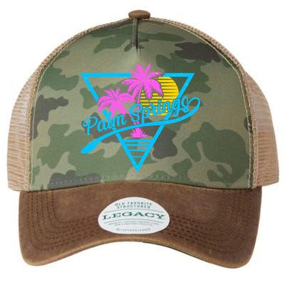 Palm Springs Retro 80's Neon Legacy Tie Dye Trucker Hat