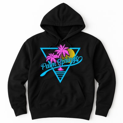 Palm Springs Retro 80's Neon Hoodie