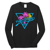 Palm Springs Retro 80's Neon Long Sleeve Shirt