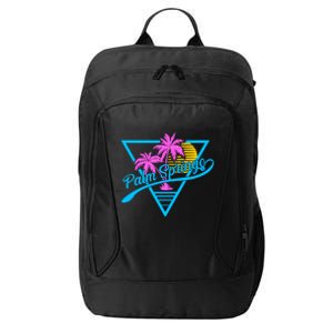 Palm Springs Retro 80's Neon City Backpack