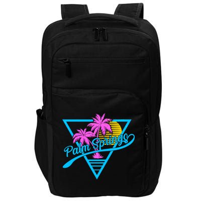 Palm Springs Retro 80's Neon Impact Tech Backpack