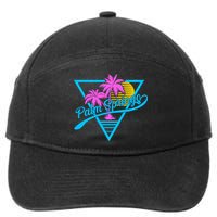 Palm Springs Retro 80's Neon 7-Panel Snapback Hat