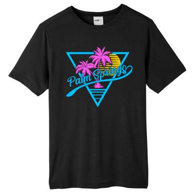 Palm Springs Retro 80's Neon Tall Fusion ChromaSoft Performance T-Shirt