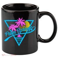 Palm Springs Retro 80's Neon 11oz C Handle Ceramic Mug