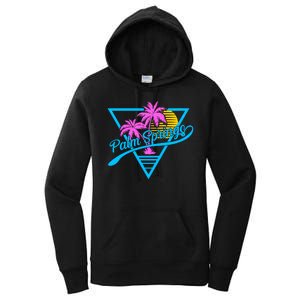 Palm Springs Retro 80's Neon Women's Pullover Hoodie