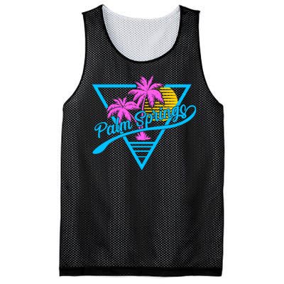 Palm Springs Retro 80's Neon Mesh Reversible Basketball Jersey Tank