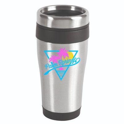 Palm Springs Retro 80's Neon 16oz Travel Tumbler