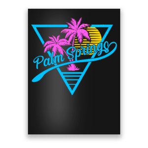 Palm Springs Retro 80's Neon Poster