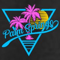 Palm Springs Retro 80's Neon 25L Jumbo Tote