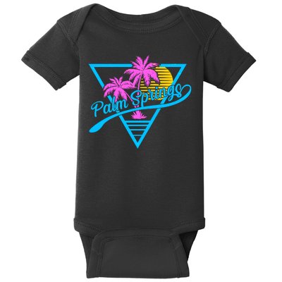 Palm Springs Retro 80's Neon Baby Bodysuit