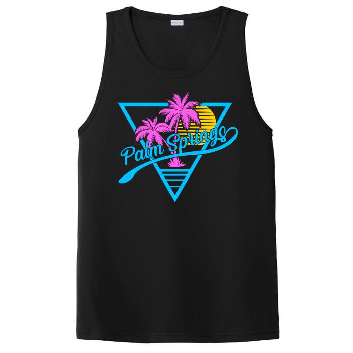 Palm Springs Retro 80's Neon PosiCharge Competitor Tank