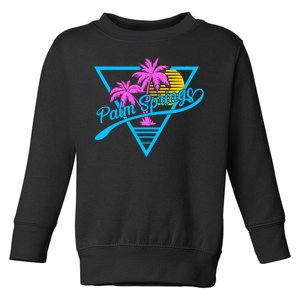 Palm Springs Retro 80's Neon Toddler Sweatshirt