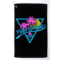Palm Springs Retro 80's Neon Golf Towel