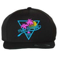 Palm Springs Retro 80's Neon Wool Snapback Cap