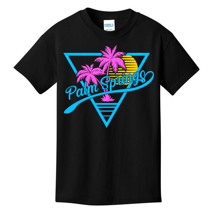 Palm Springs Retro 80's Neon Kids T-Shirt