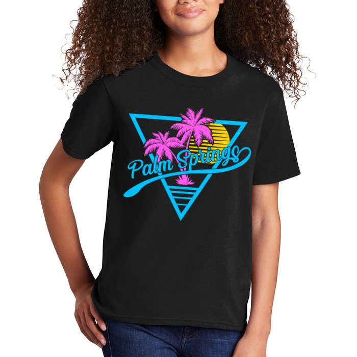 Palm Springs Retro 80's Neon Kids T-Shirt