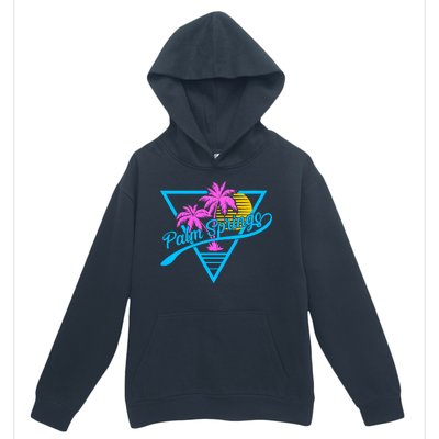 Palm Springs Retro 80's Neon Urban Pullover Hoodie