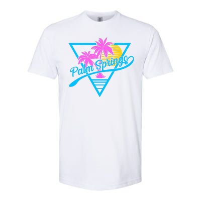 Palm Springs Retro 80's Neon Softstyle® CVC T-Shirt