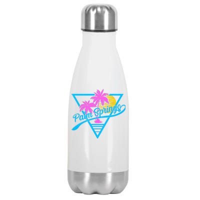 Palm Springs Retro 80's Neon Stainless Steel Insulated Water Bottle