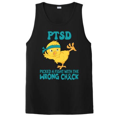 Ptsd Awareness Month Ptsd Picked A Fight The Wrong Chick Gift PosiCharge Competitor Tank