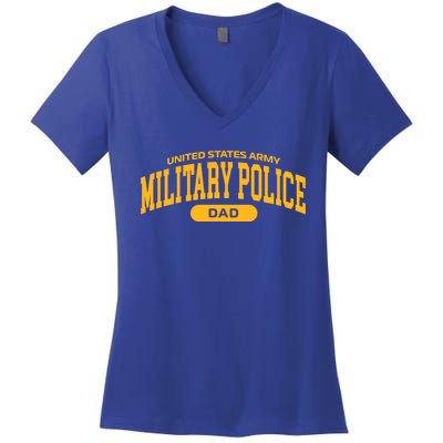 Proud Army Mp Dad Gift Women's V-Neck T-Shirt