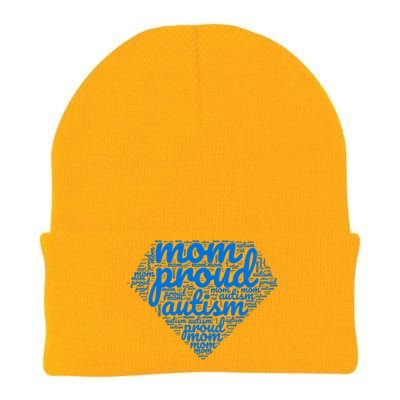 Proud Autism Mom Knit Cap Winter Beanie