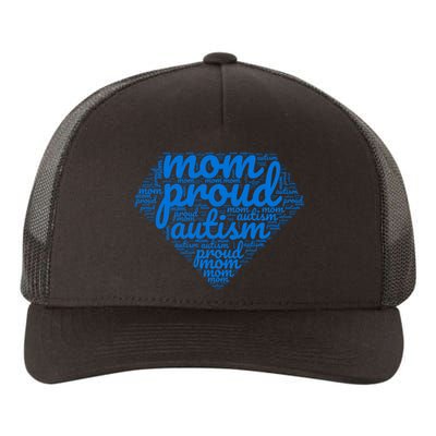 Proud Autism Mom Yupoong Adult 5-Panel Trucker Hat