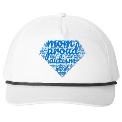 Proud Autism Mom Snapback Five-Panel Rope Hat