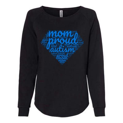 Proud Autism Mom Womens California Wash Sweatshirt