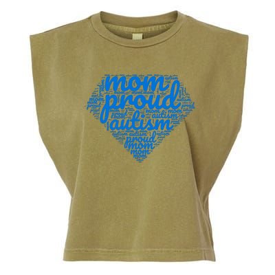 Proud Autism Mom Garment-Dyed Women's Muscle Tee