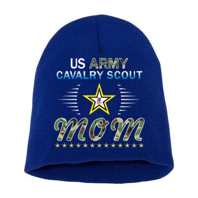 Proud Army Momcool Giftproud Army Cavalry Scout Mom Camouflage Army Gift Short Acrylic Beanie