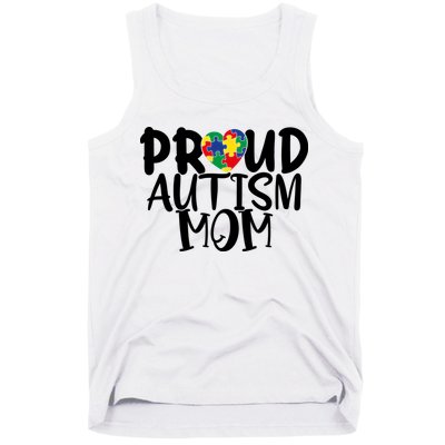 Proud Autism Mom Cute Autism Awareness Gift Tank Top