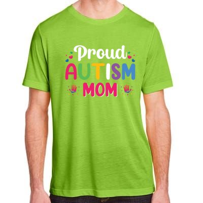 Proud Autism Mom Funny Gift Adult ChromaSoft Performance T-Shirt