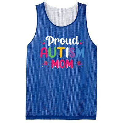 Proud Autism Mom Funny Gift Mesh Reversible Basketball Jersey Tank