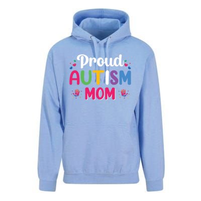 Proud Autism Mom Funny Gift Unisex Surf Hoodie