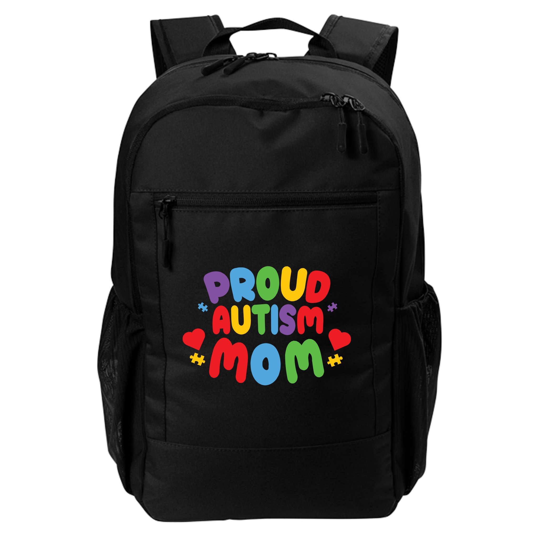 Proud Autism Mom Colorful Awareness Backpack