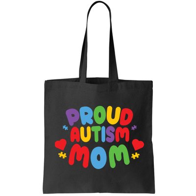 Proud Autism Mom Colorful Awareness Bag